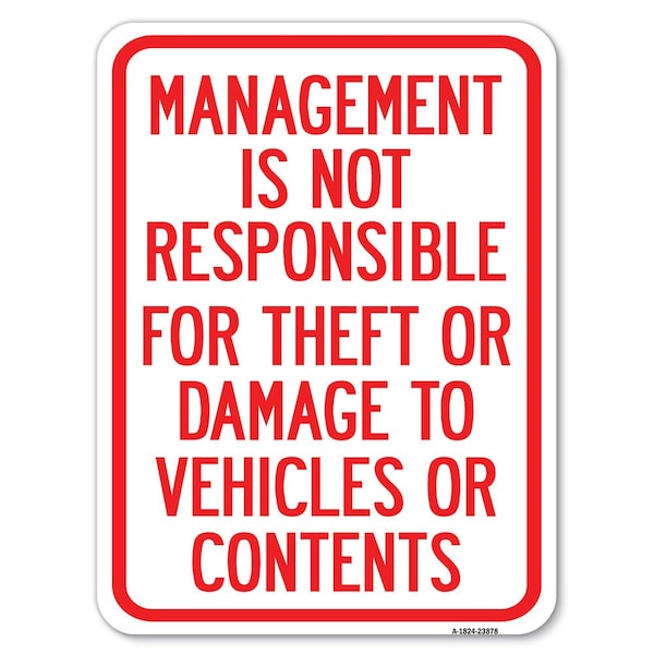 Safety Sign, 18 in Height, Aluminum, 23878